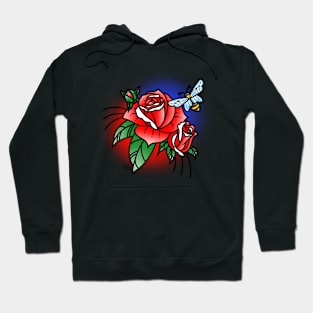 Roses & Bee Hoodie